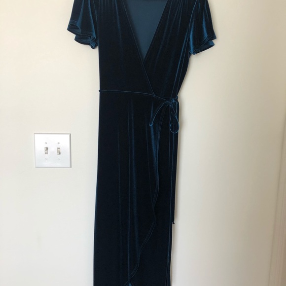 BHLDN Velvet Bridesmaid Dress - Picture 4 of 8